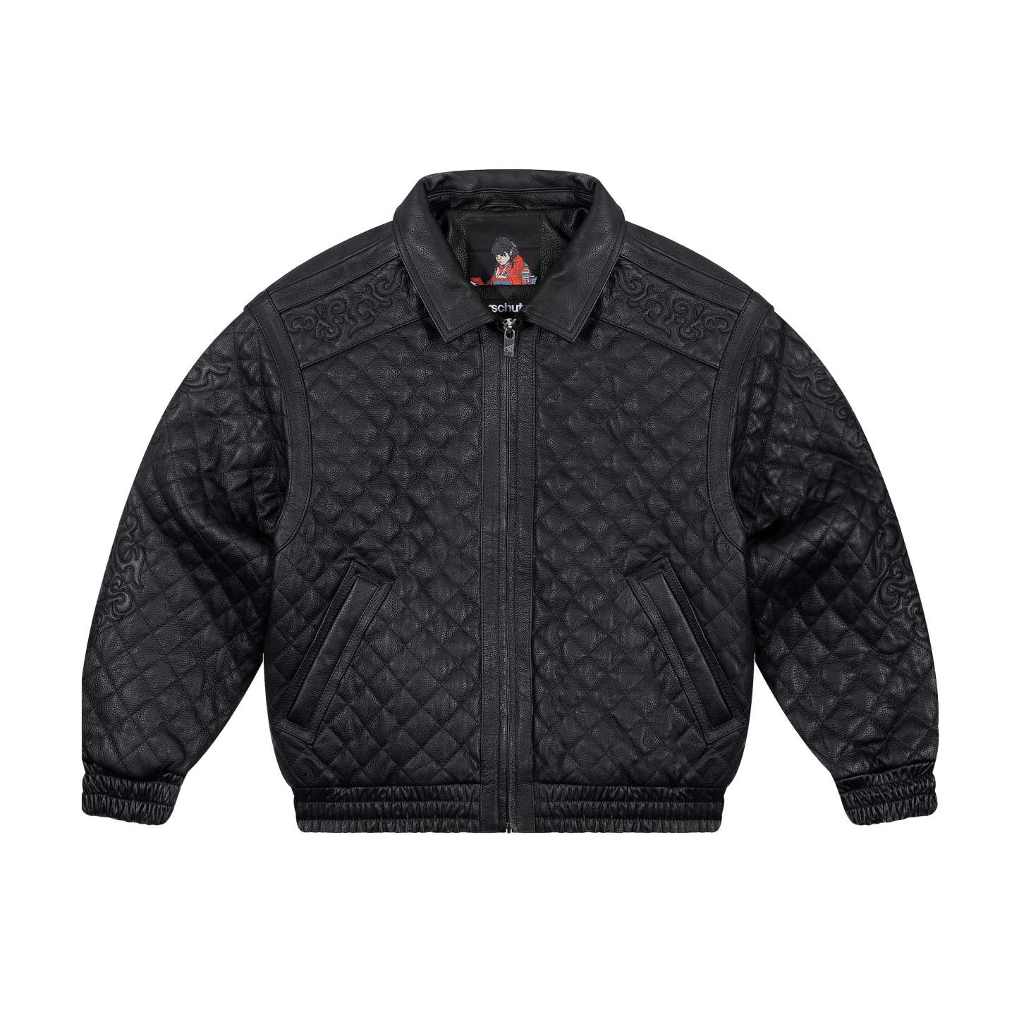 "western" leather Jacket-Coordom