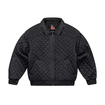 "western" leather Jacket-Coordom