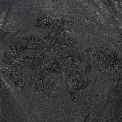 "western" leather Jacket-Coordom
