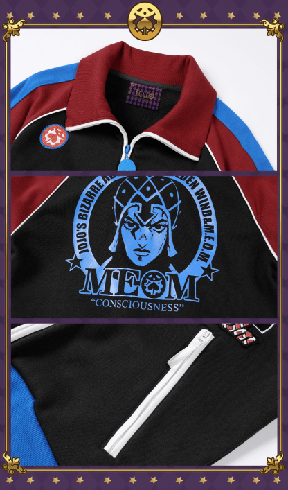 JOJO  Color Block High Neck Track Jacket-Coordom