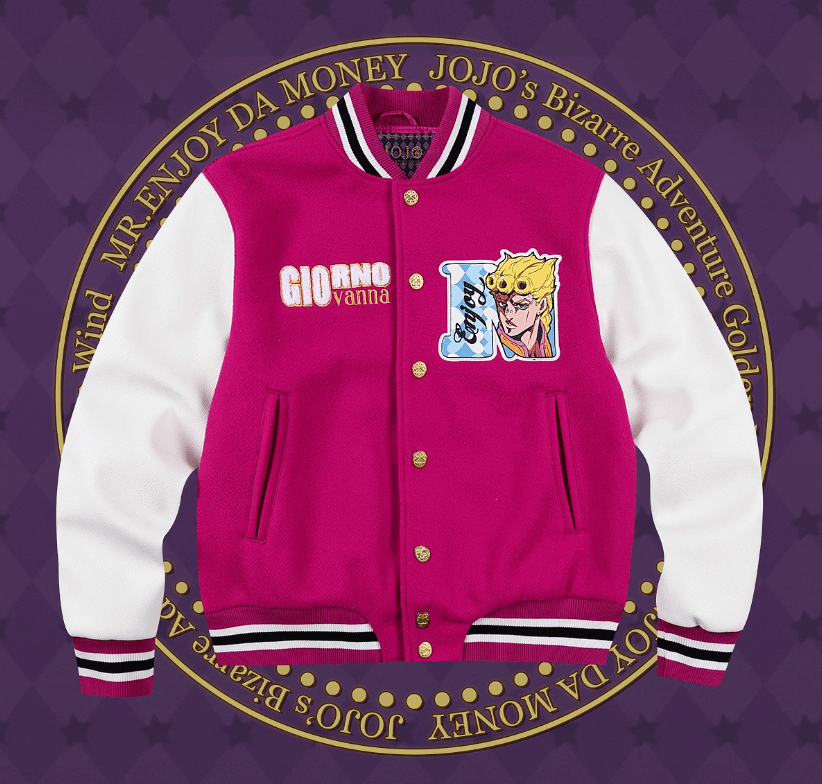 JOJO  Embroidered Patch Varsity Jacket-Coordom
