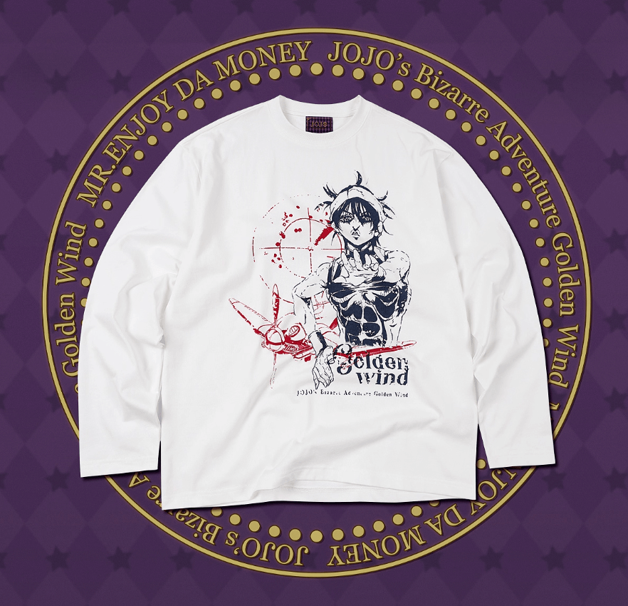 JOJO  Character Print Long Sleeve Tee-Coordom
