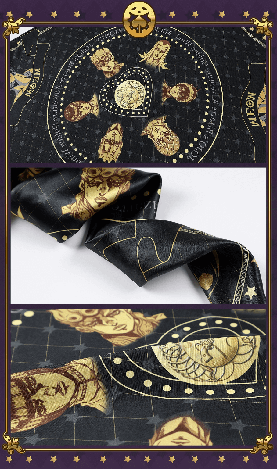 JOJO  Character Print Scarf-Coordom