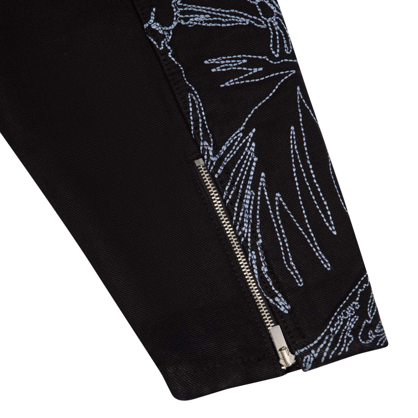 "hellboy" denim Biker jacket black-Coordom