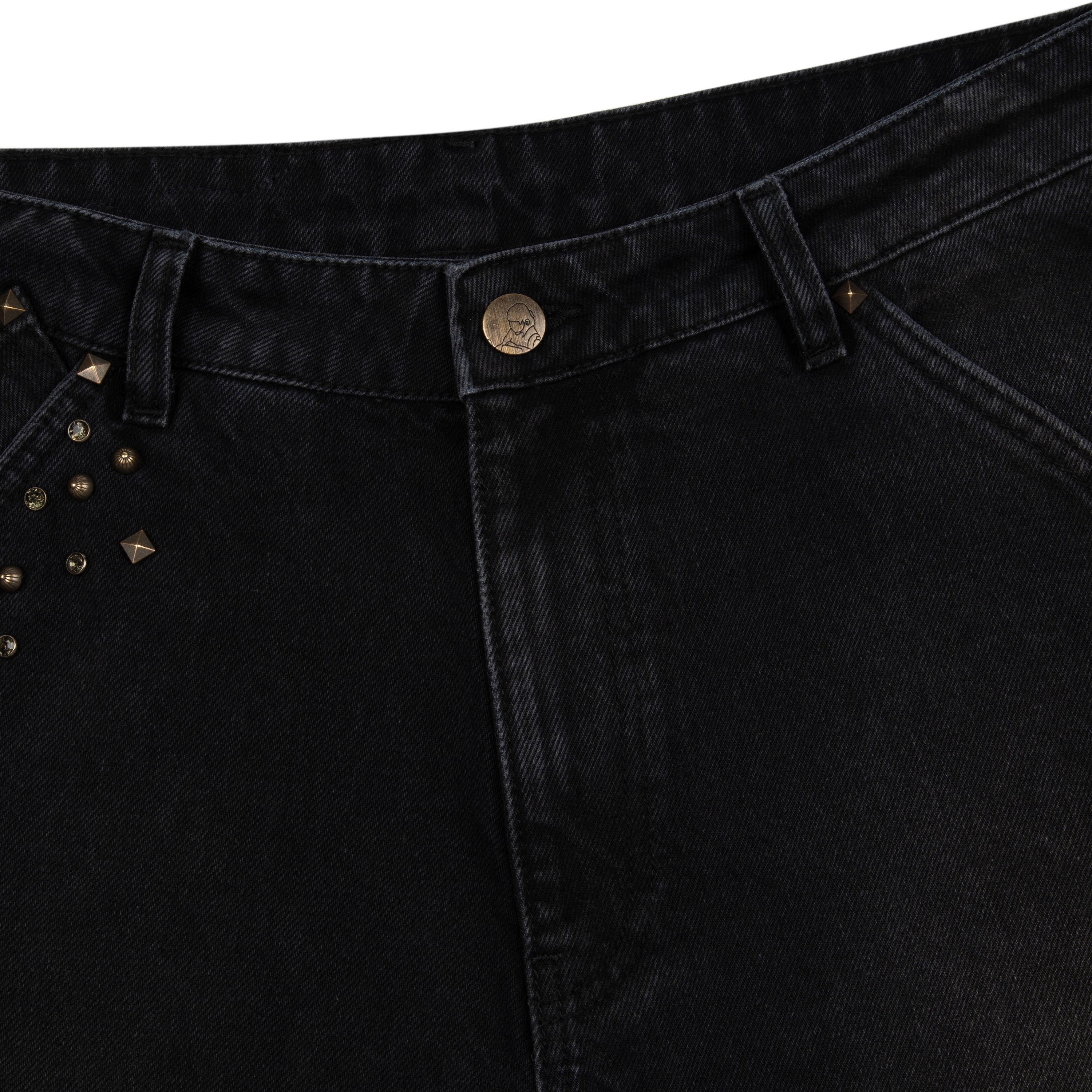 "hellboy" brown washed bootcut Denim-Coordom