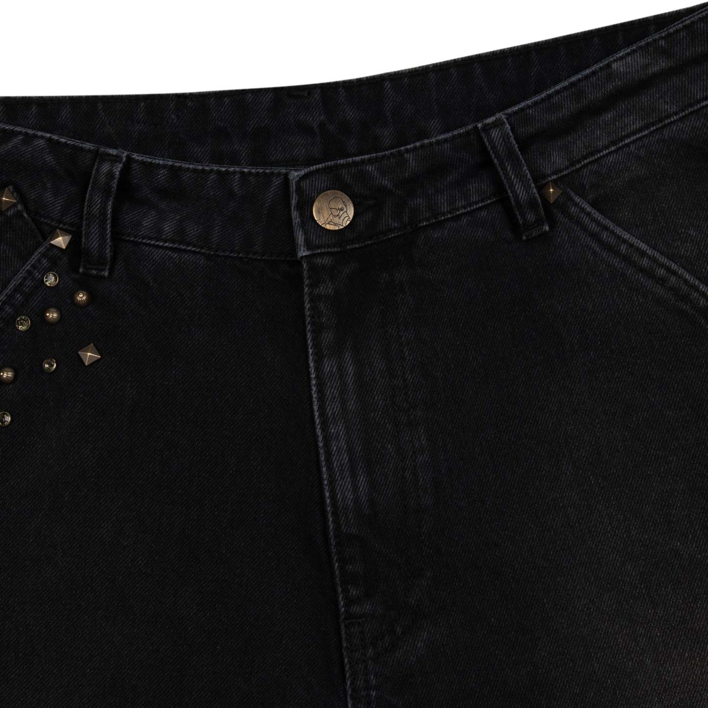 "hellboy" brown washed bootcut Denim-Coordom