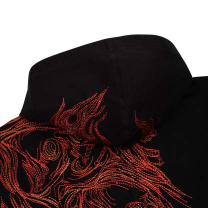 "hellboy" denim Jacket black-Coordom