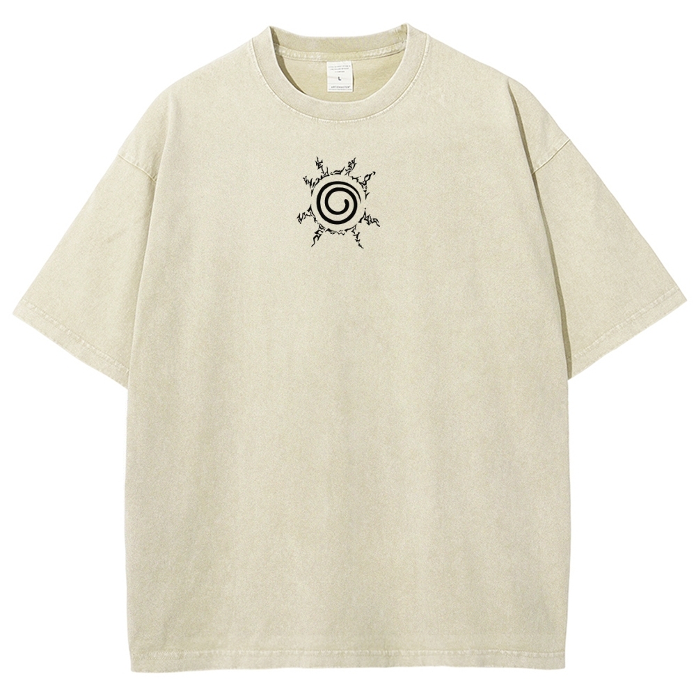 Naruto Unisex Fit Washed T-Shirt 2508017073-Coordom