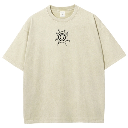 Naruto Unisex Fit Washed T-Shirt 2508017073-Coordom