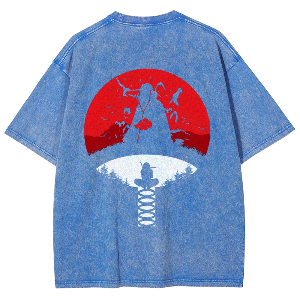 Naruto Unisex Fit Washed T-Shirt 2508023391-Coordom