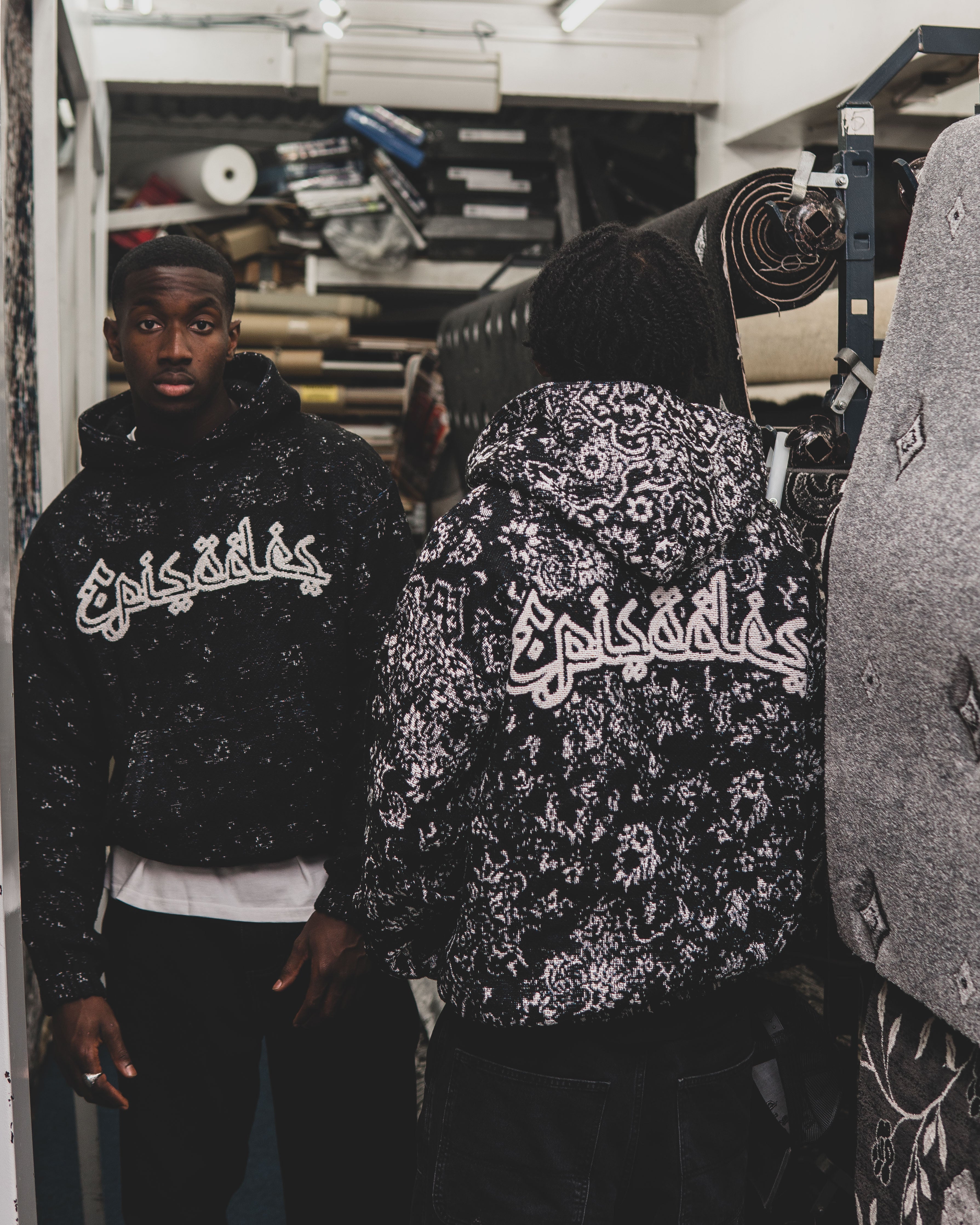 BLAZE Tapestry Zip-Up Hoodie|Streetwear Oversized Vintage Casual Wear-Coordom