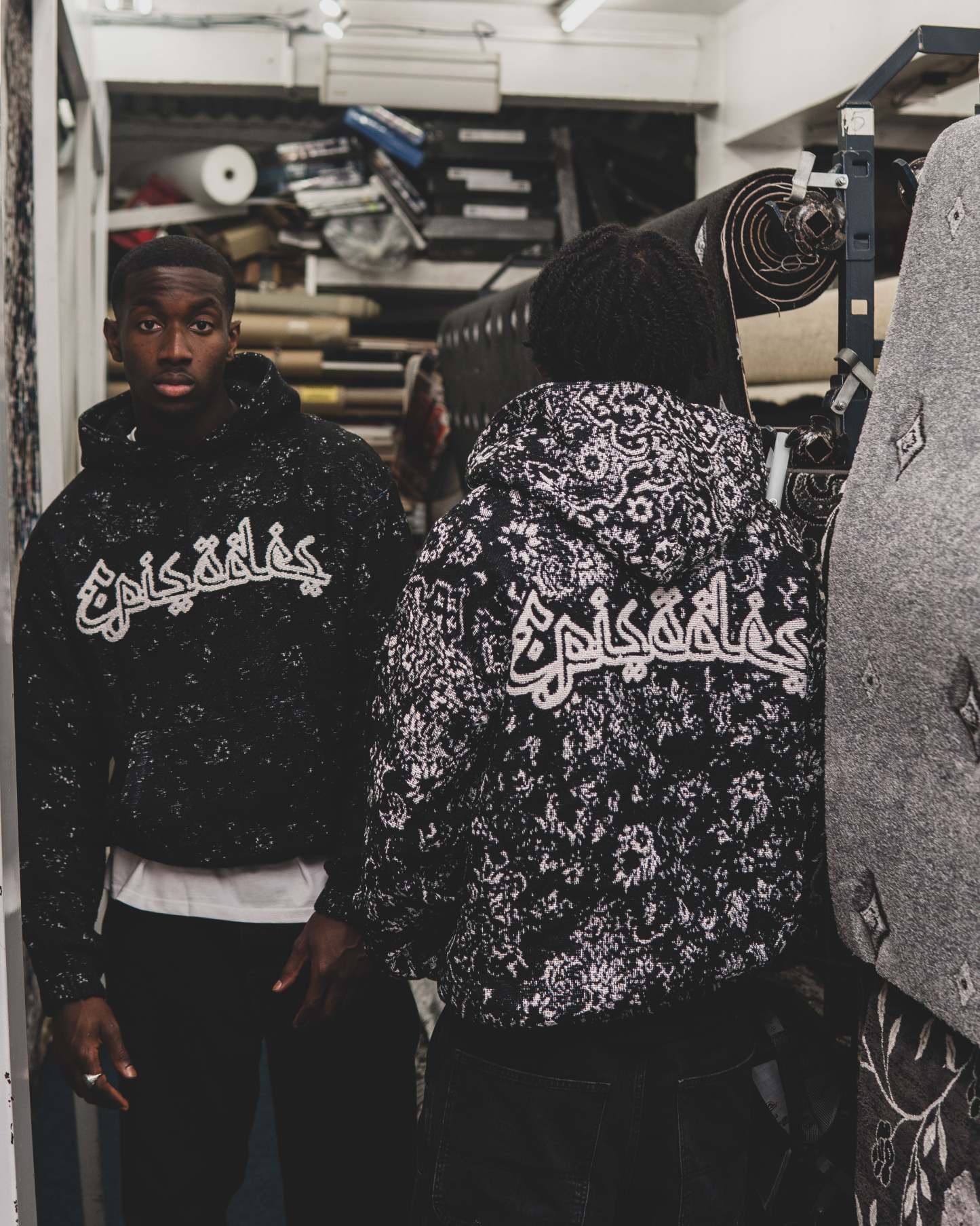 BLAZE Tapestry Zip-Up Hoodie|Streetwear Oversized Vintage Casual Wear-Coordom
