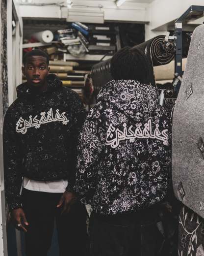 BLAZE Tapestry Zip-Up Hoodie|Streetwear Oversized Vintage Casual Wear-Coordom