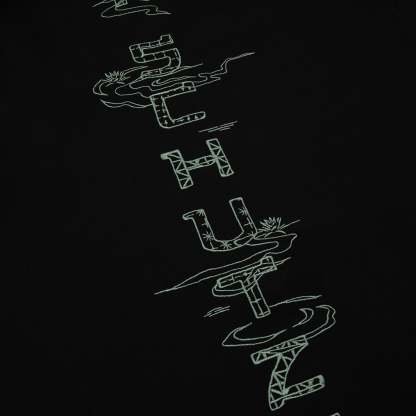 "sashiko" Hoodie black-Coordom