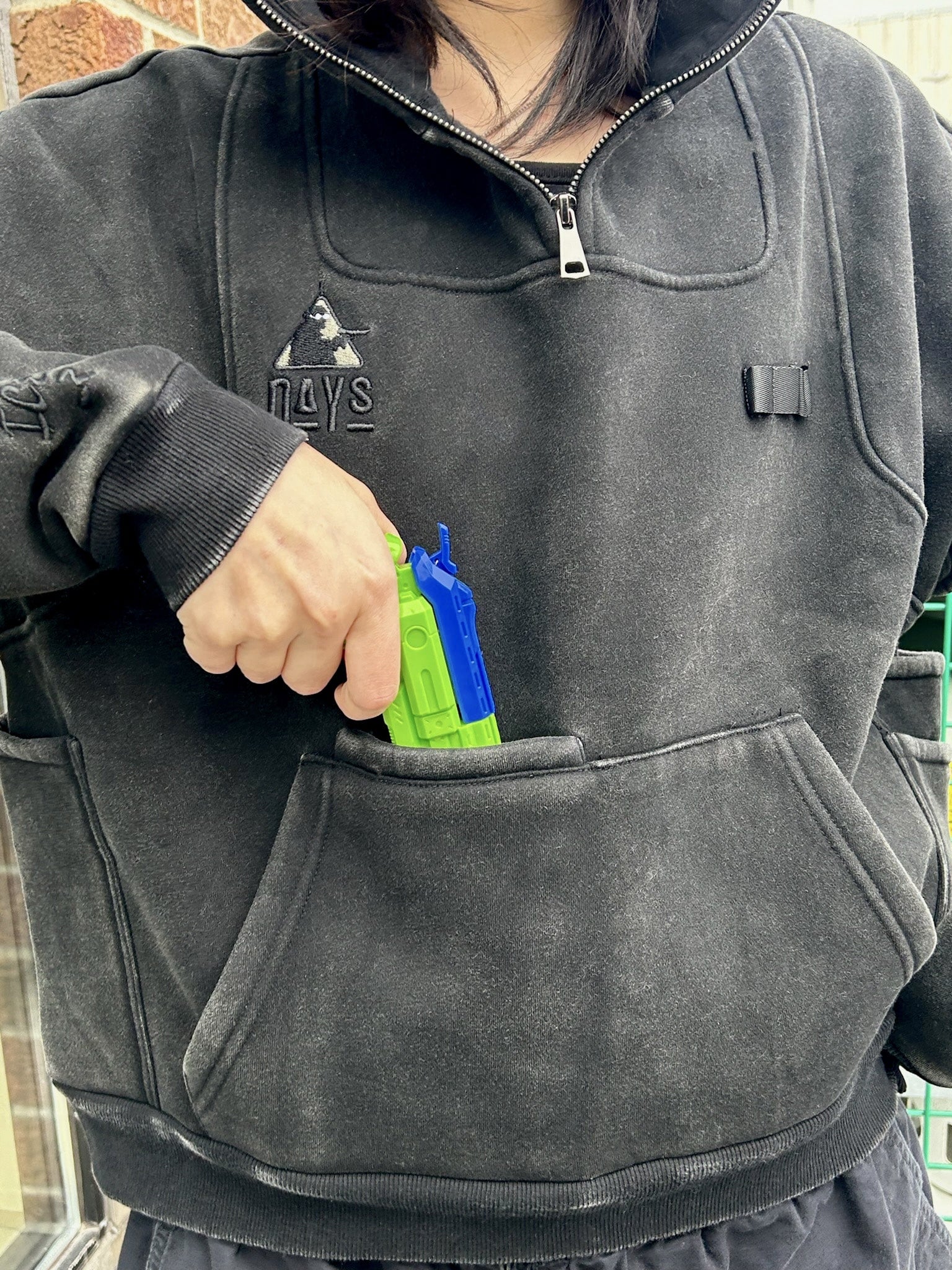 "DAYS" Hoodie Black-Coordom