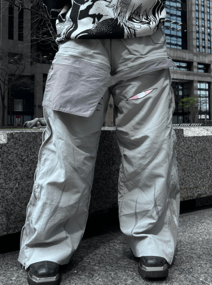 "Puppet Master" Parachute Pants-Coordom