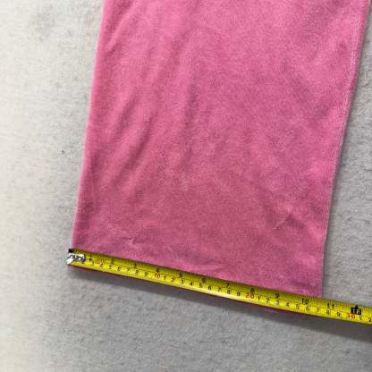 2003 Vintage Juicy Couture Women's Pink Terry Cloth Flared Track Pant Y2k Size L-Coordom