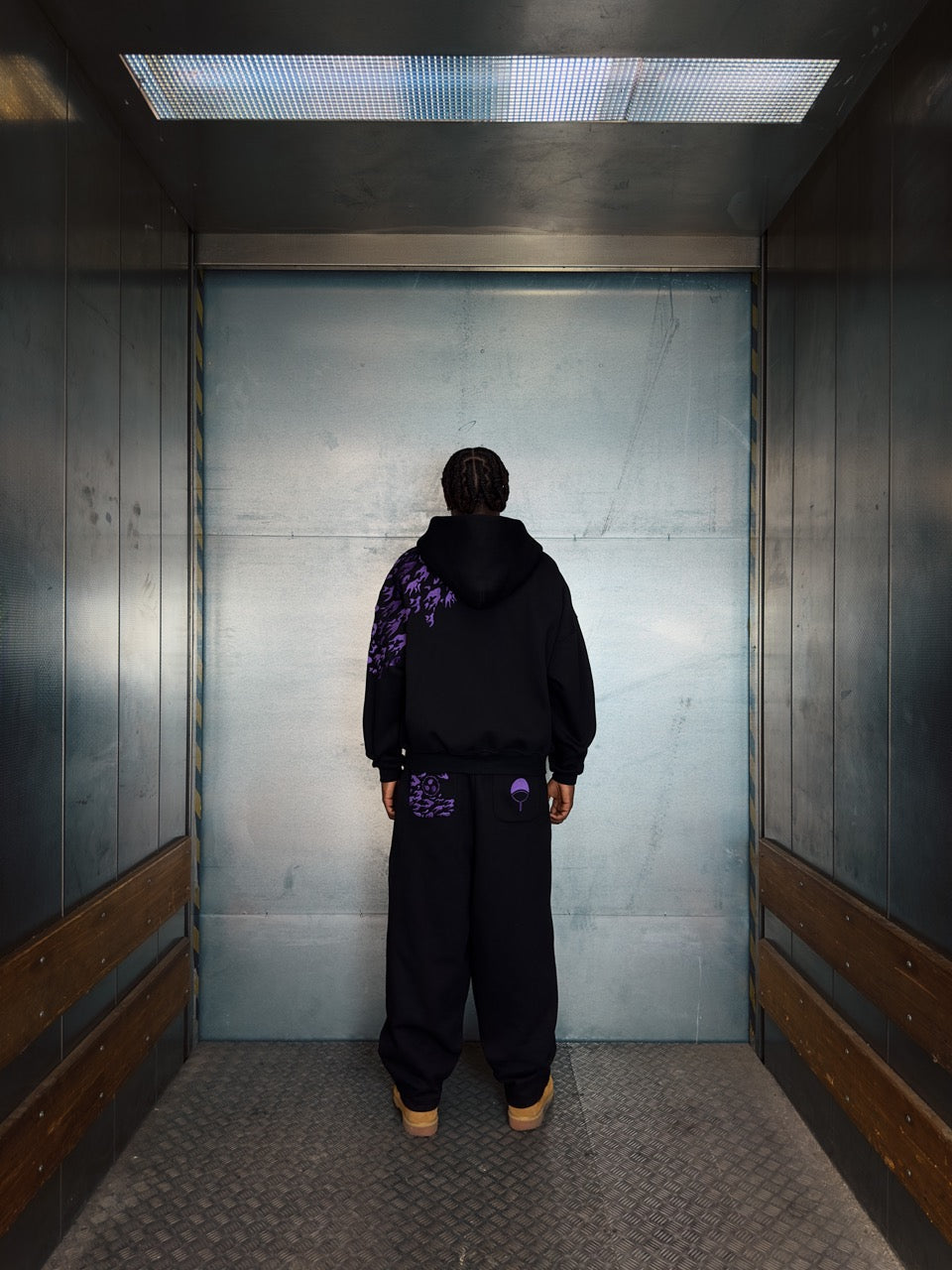 "SASUKE UCHIHA X CURSE MARKS" ZIP HOODIE-Coordom