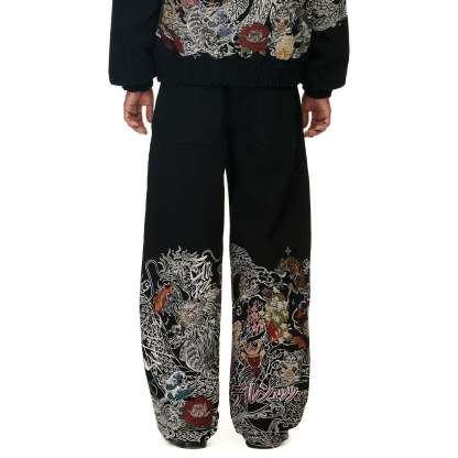 "yakuza" Denim black 02-Coordom