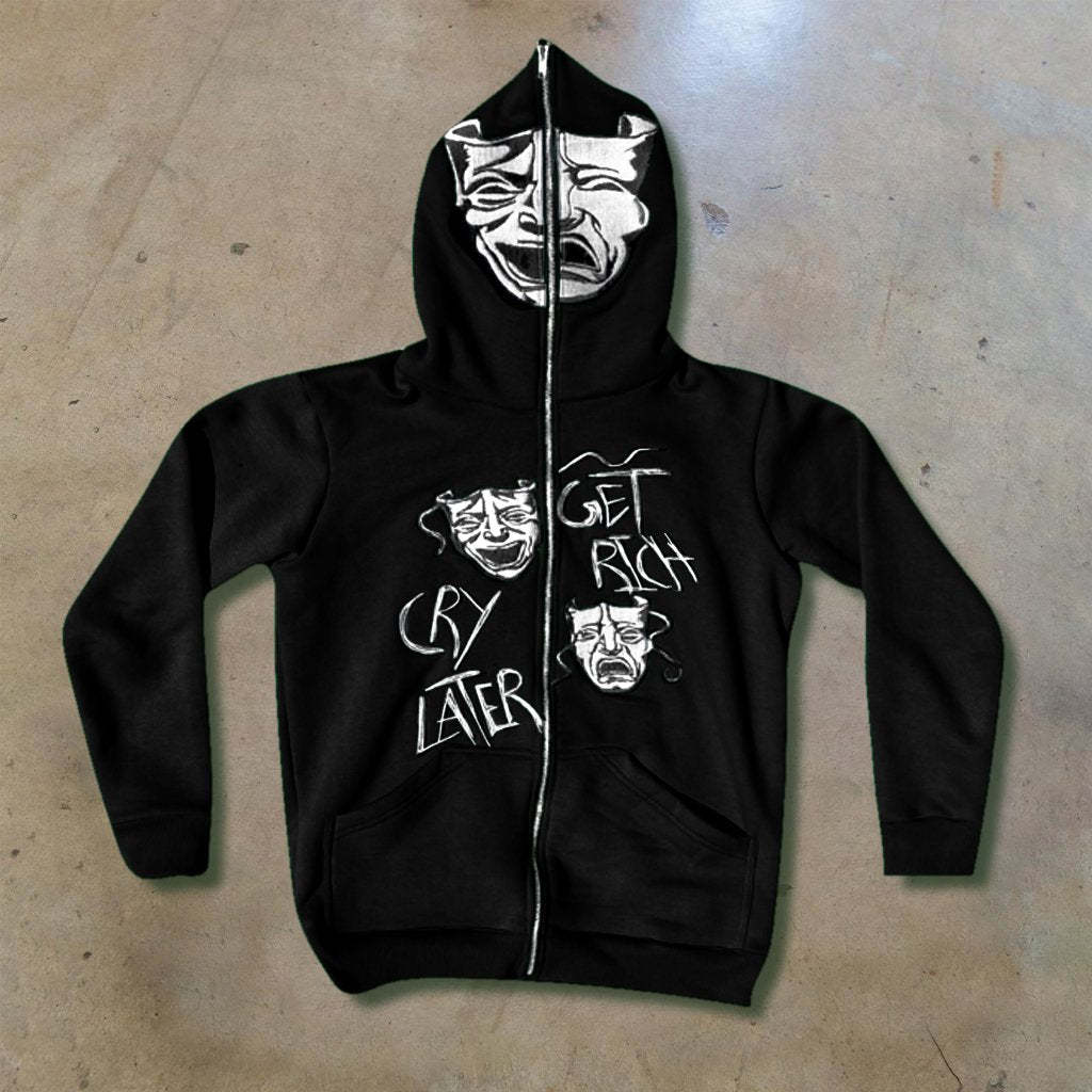 Fashion street style men's personality printed sweatshirt-Coordom