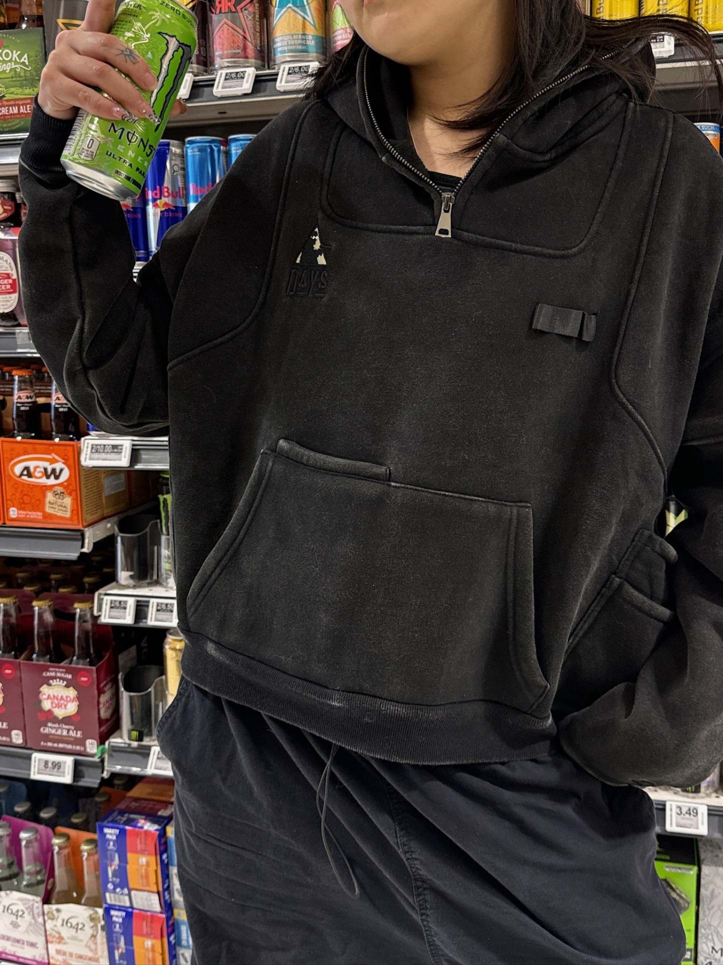"DAYS" Hoodie Black-Coordom