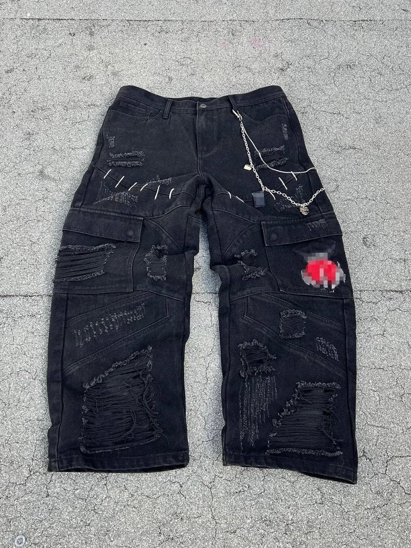 "Cruel Fate" Cargo Pants-Coordom