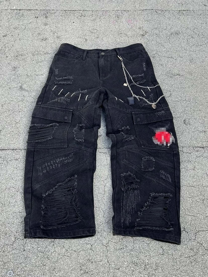 "Cruel Fate" Cargo Pants-Coordom