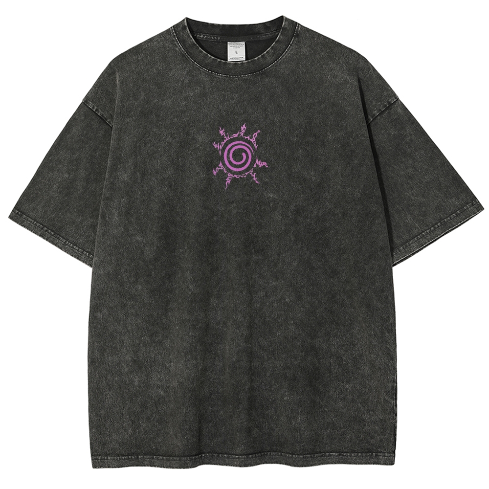 Uzumaki Naruto Unisex Fit Washed T-Shirt-Coordom