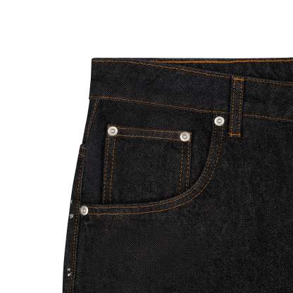 "sunset" black raw Denim-Coordom