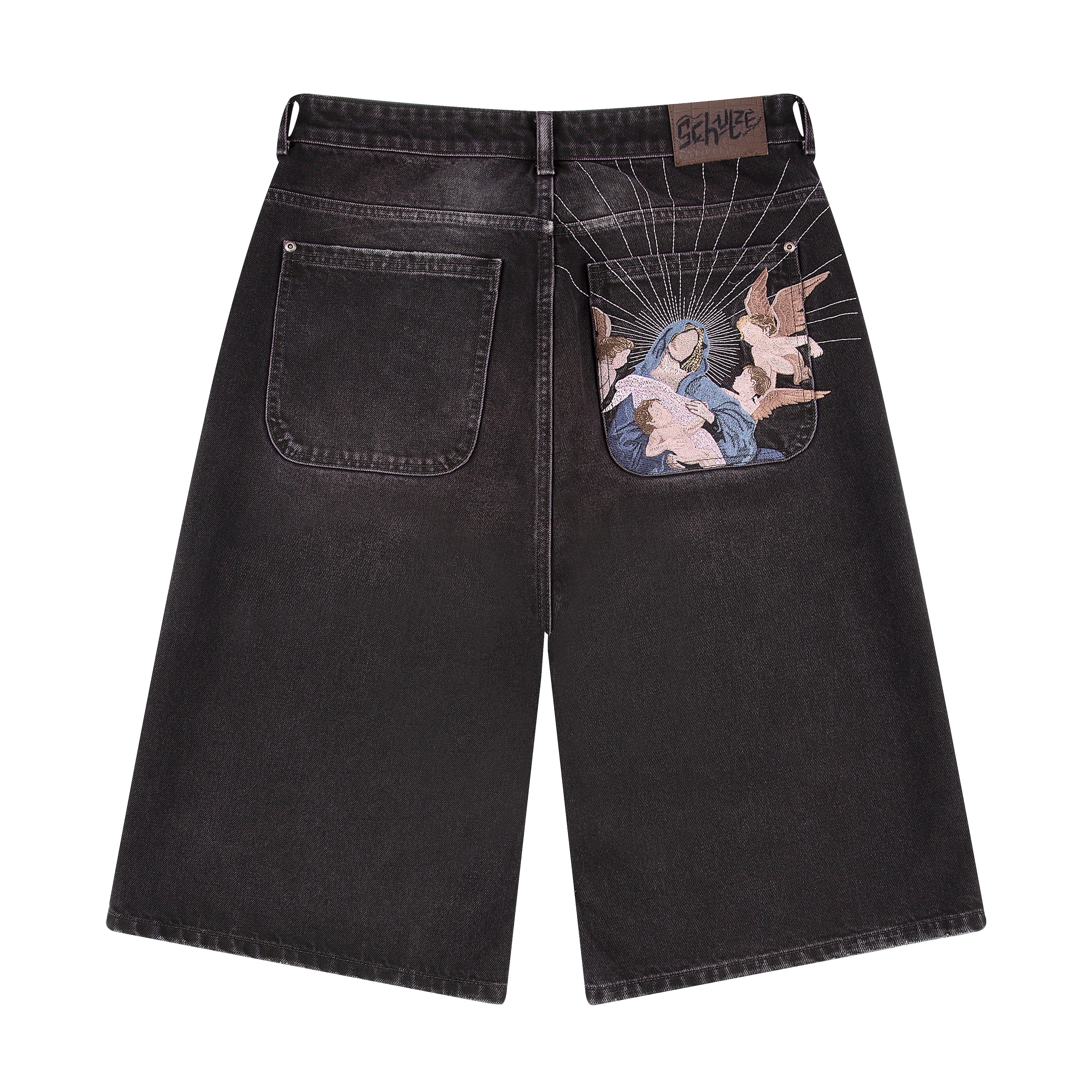 "awakening" Jorts purple tint-Coordom