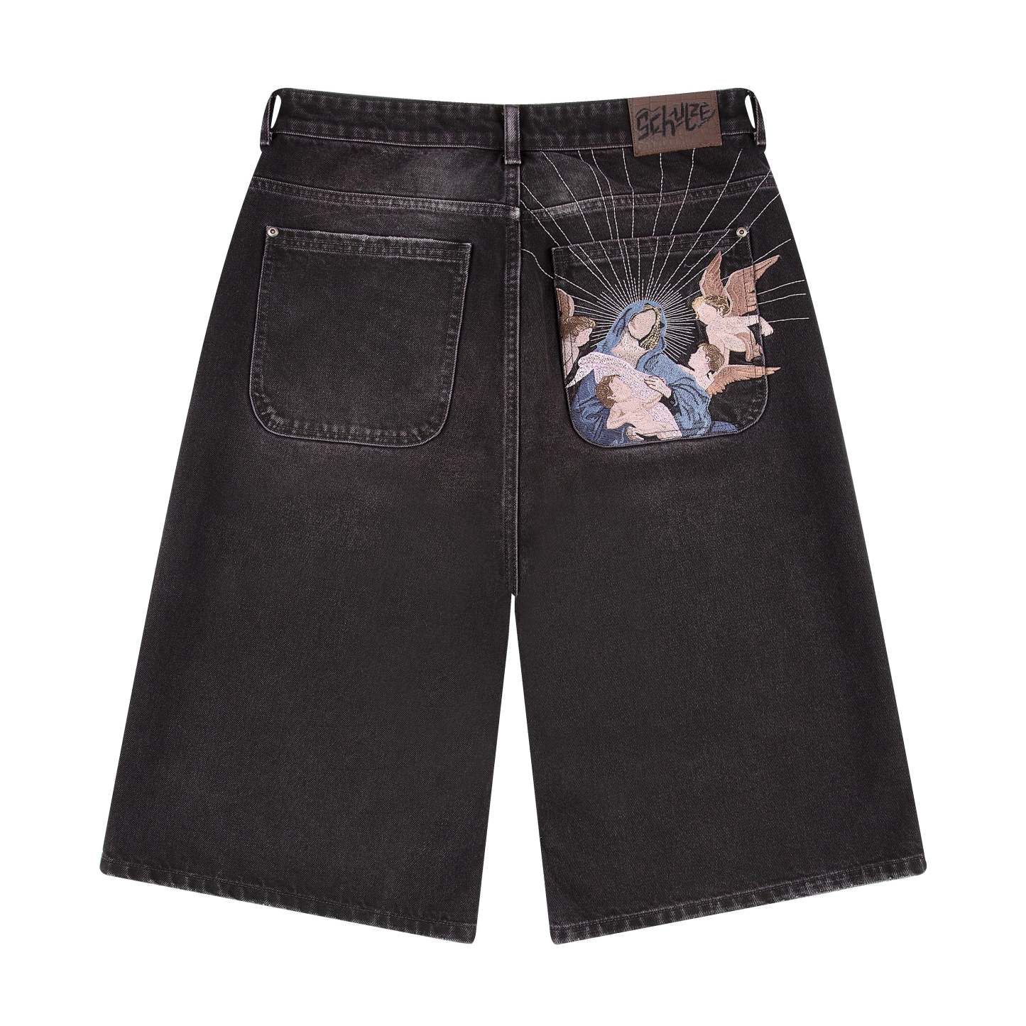 "awakening" Jorts purple tint-Coordom
