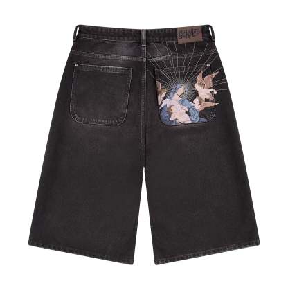 "awakening" Jorts purple tint-Coordom