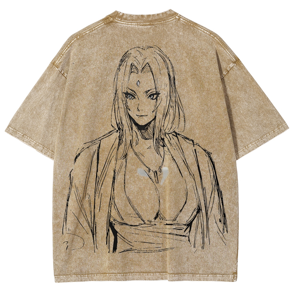 Naruto Unisex Fit Washed T-Shirt 2504009774-Coordom