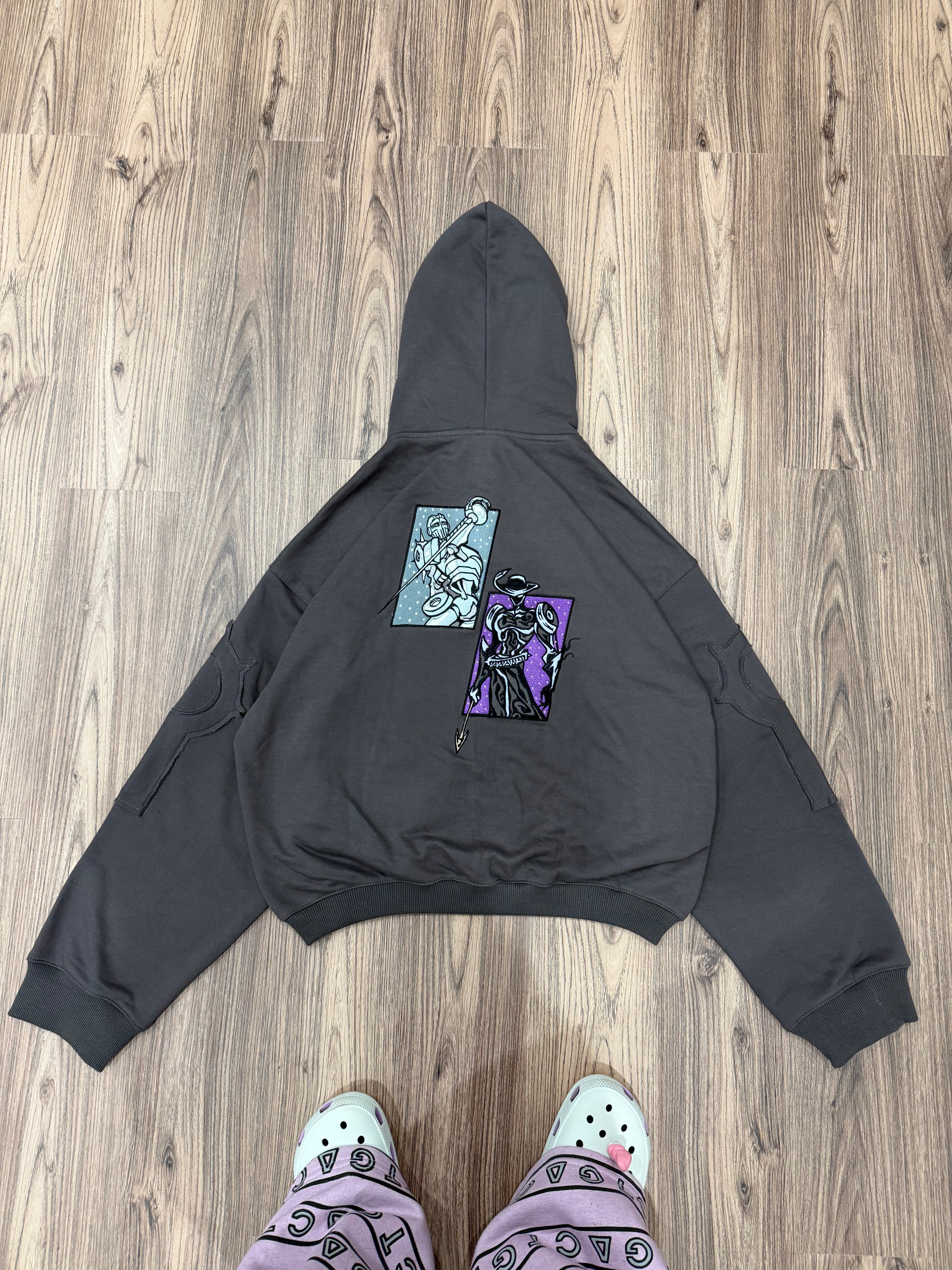 SILVER CHARIOT (ZIP-UP)-Coordom