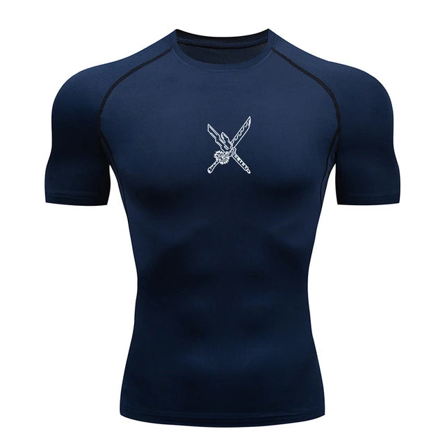 Double Sword Compression T-Shirt-Coordom