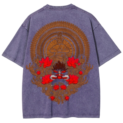 Naruto Unisex Fit Washed T-Shirt 2507012467-Coordom