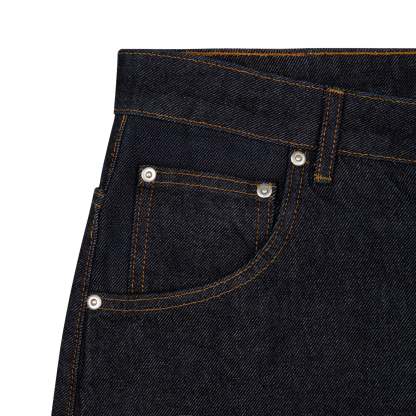 Blossom V3 Indigo Raw Denim Jeans (02) | Vintage Streetwear Baggy Pants-Coordom