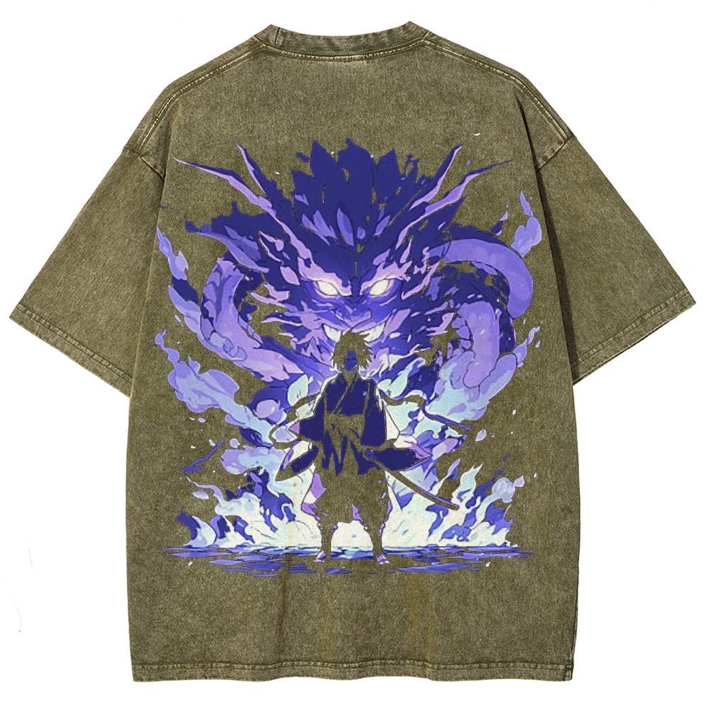 Naruto Unisex Fit Washed T-Shirt 2502006814-Coordom