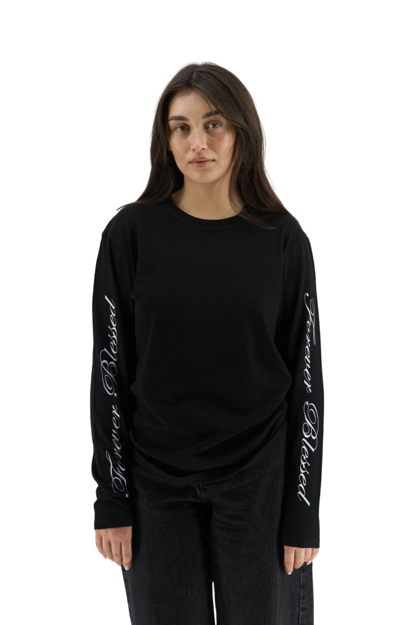 LONGSLEEVE FOREVER BLESSED SLEEVE|Streetwear Oversized Vintage Casual Wear-Coordom