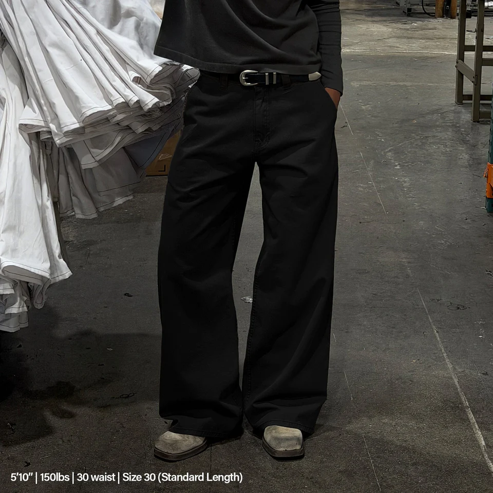 SHIBUYA WIDELEG CHINO PANTS-Coordom
