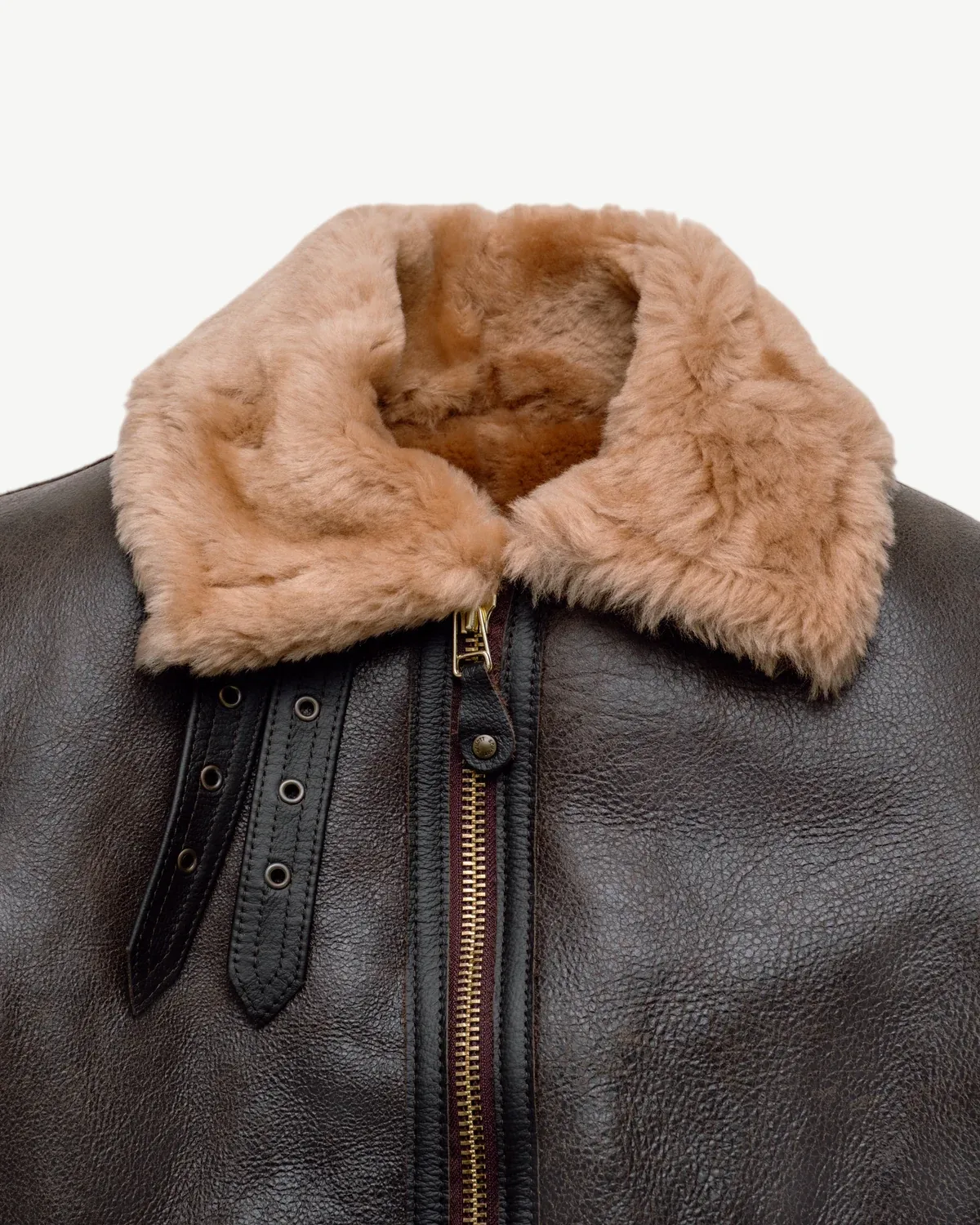 CLASSIC SHEEPSKIN BOMBER JACKET-Coordom
