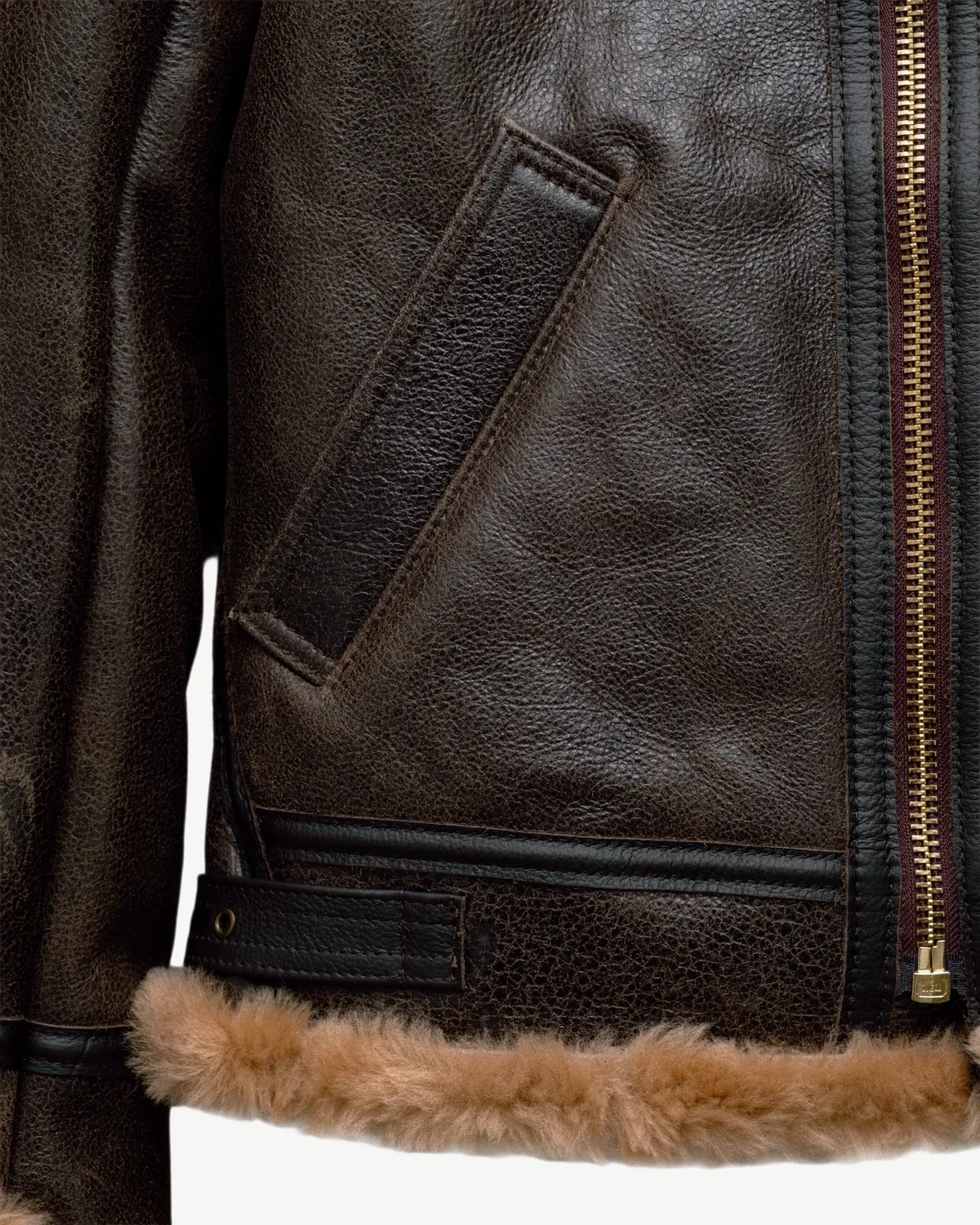 CLASSIC SHEEPSKIN BOMBER JACKET-Coordom