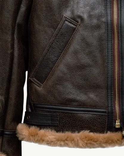 CLASSIC SHEEPSKIN BOMBER JACKET-Coordom