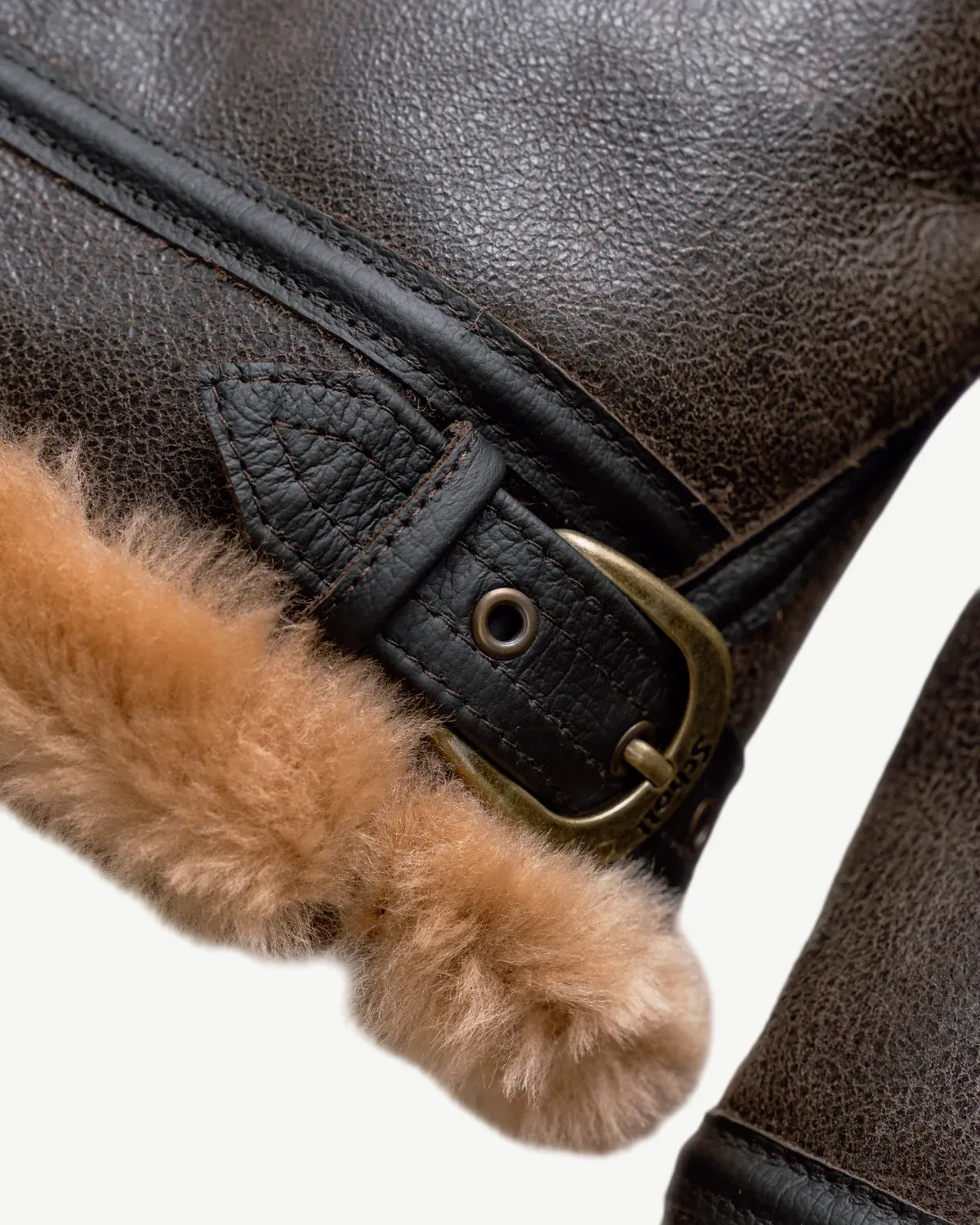 CLASSIC SHEEPSKIN BOMBER JACKET-Coordom