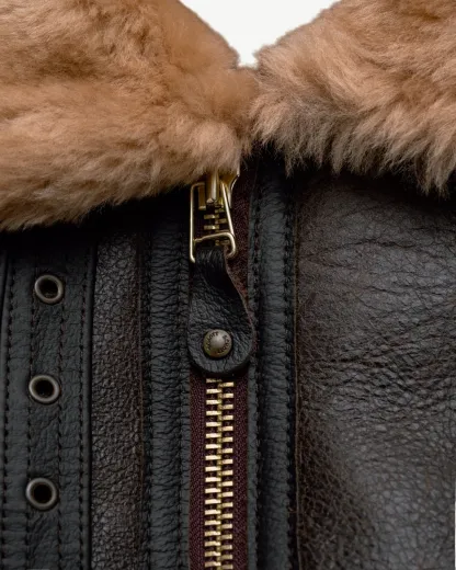 CLASSIC SHEEPSKIN BOMBER JACKET-Coordom