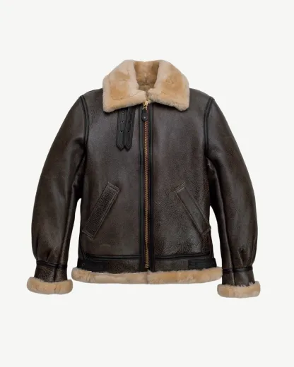 CLASSIC SHEEPSKIN BOMBER JACKET-Coordom