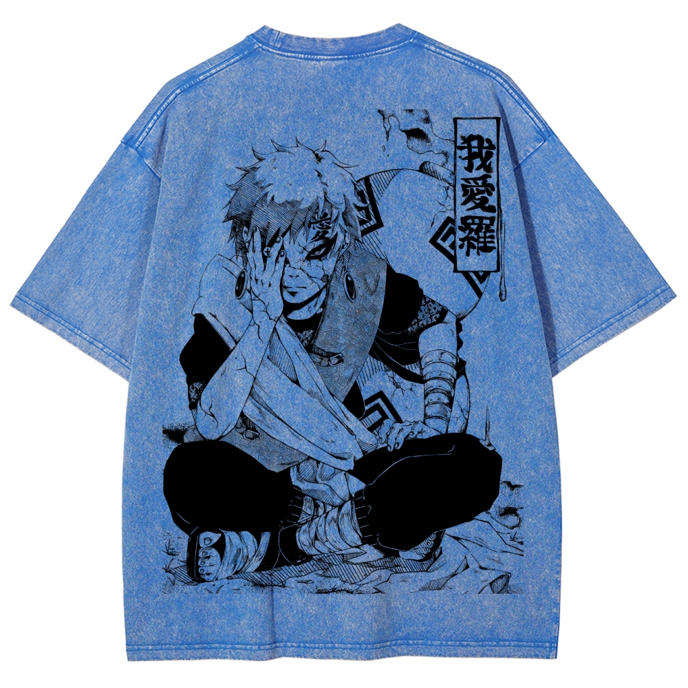 Naruto Unisex Fit Washed T-Shirt 2504014317-Coordom