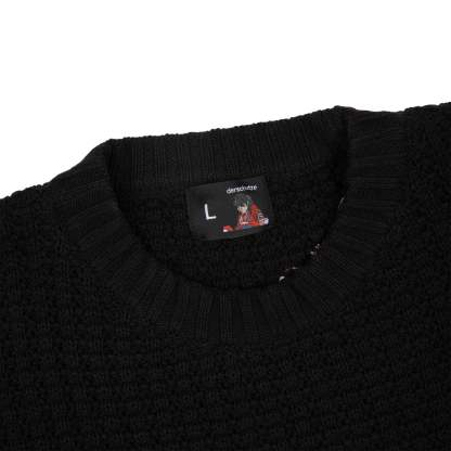 "yakuza v3" Knit black-Coordom