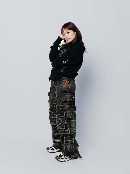 ACADEMY Cargo Pants Black-Coordom