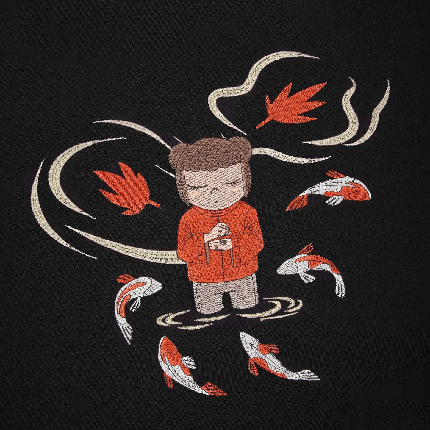 "koi" T Shirt black-Coordom